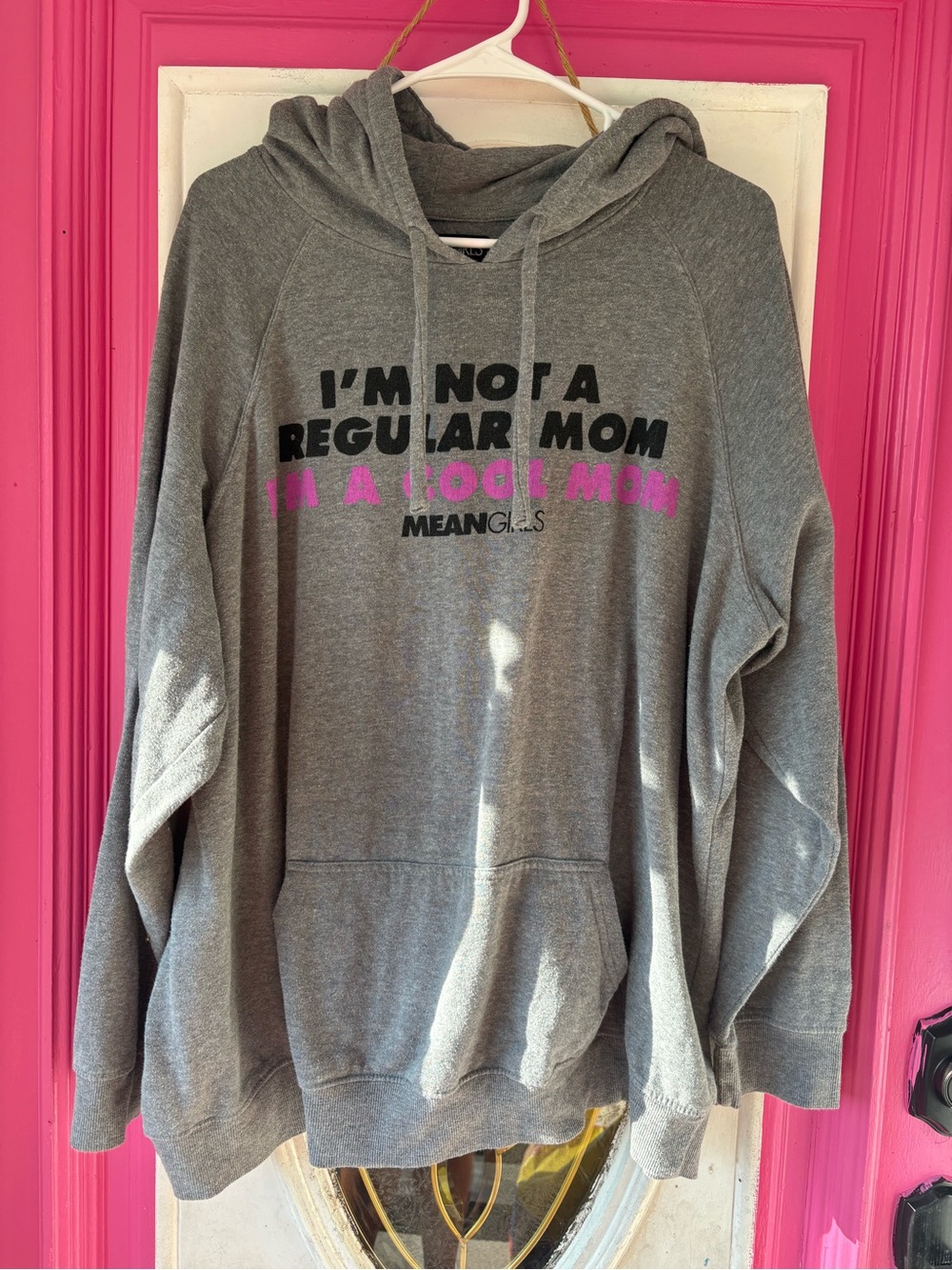 torrid Gray Hoodie with Black and Pink Text